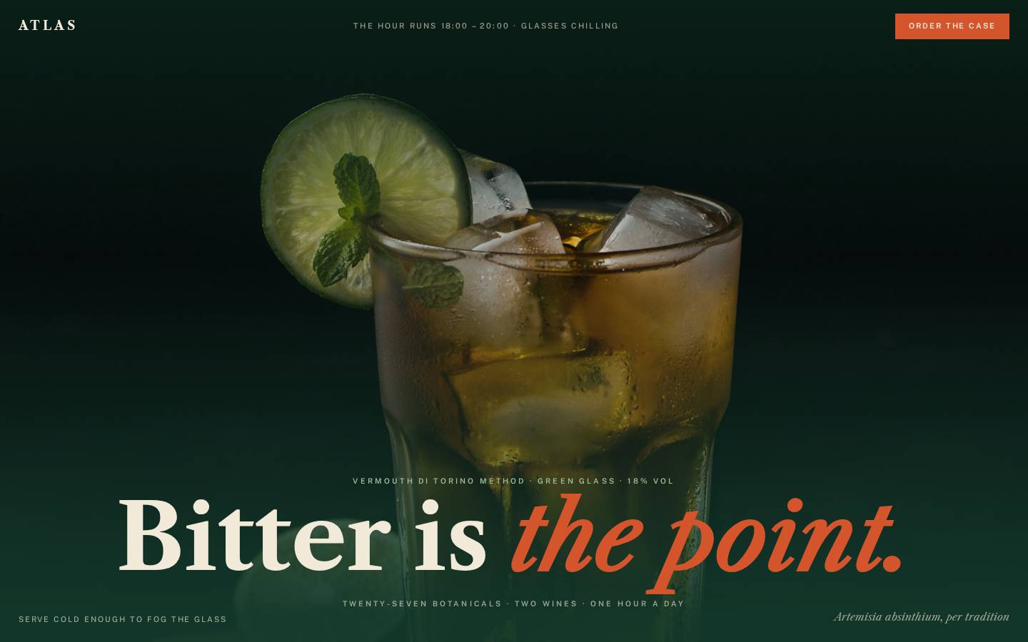 Atlas Vermouth — Aperitif