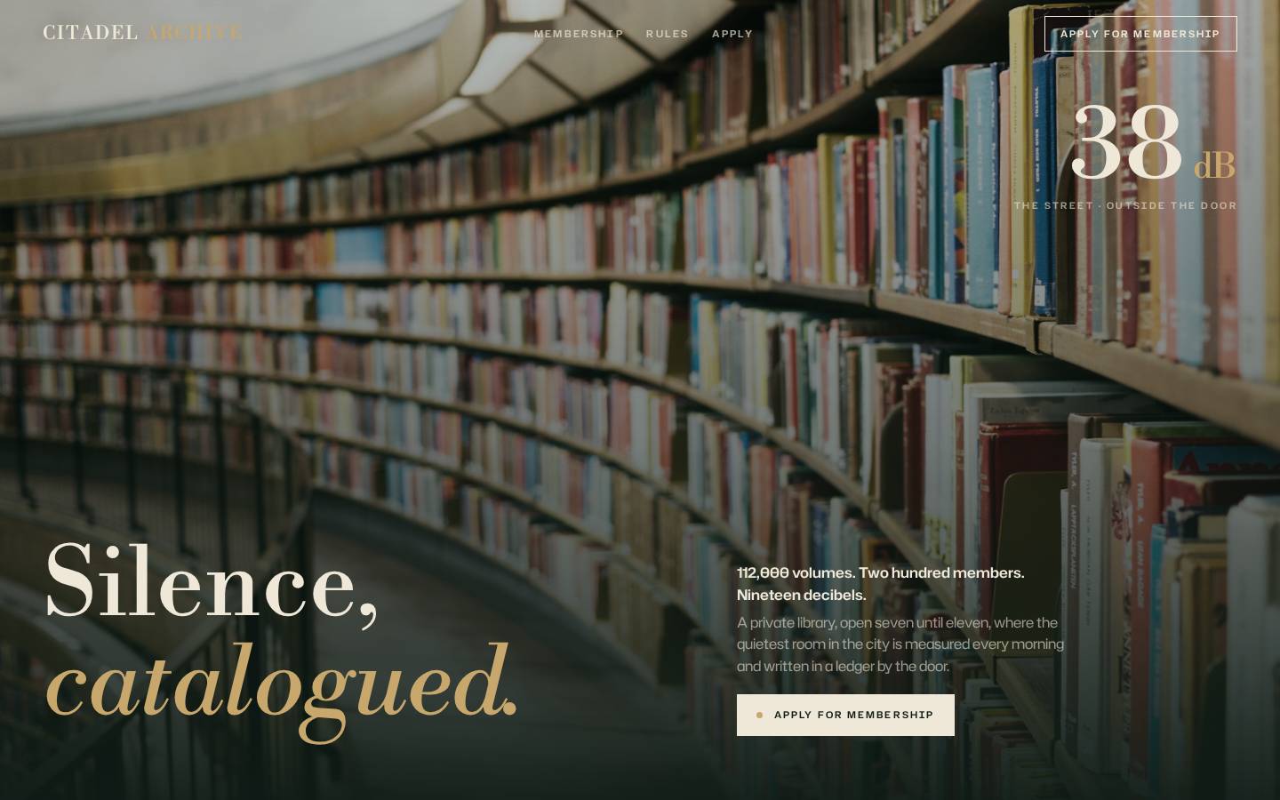 Citadel Archive — Private Library