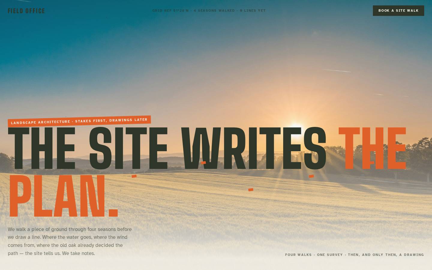 Field Office — Landscape Architecture