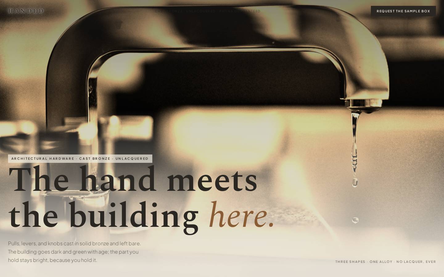 Handed — Hardware