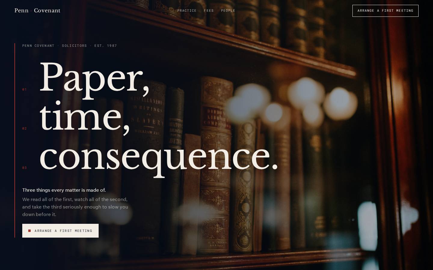 Penn Covenant — Law