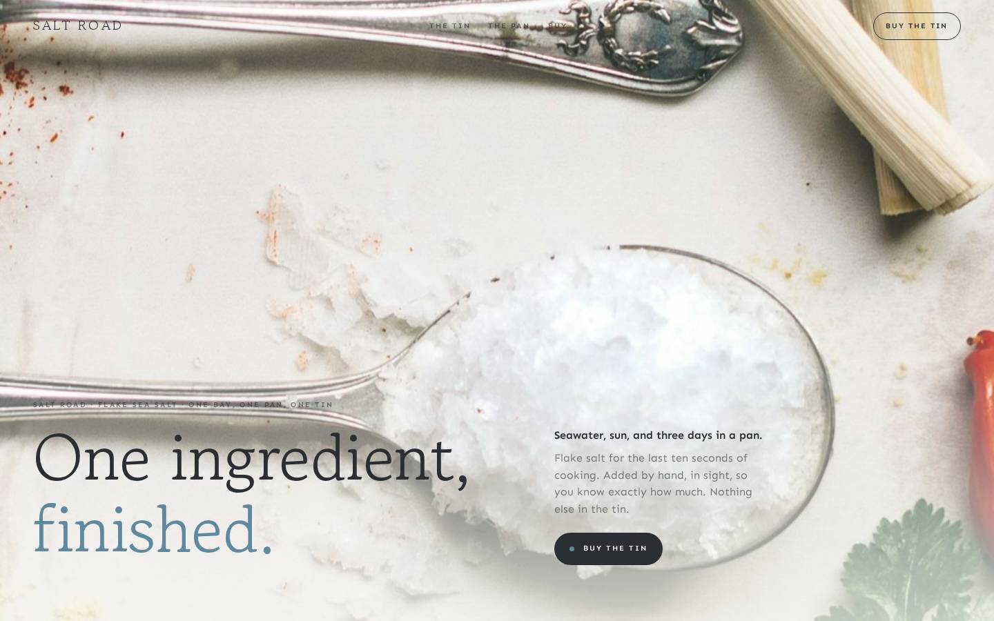 Salt Road — Seasoning