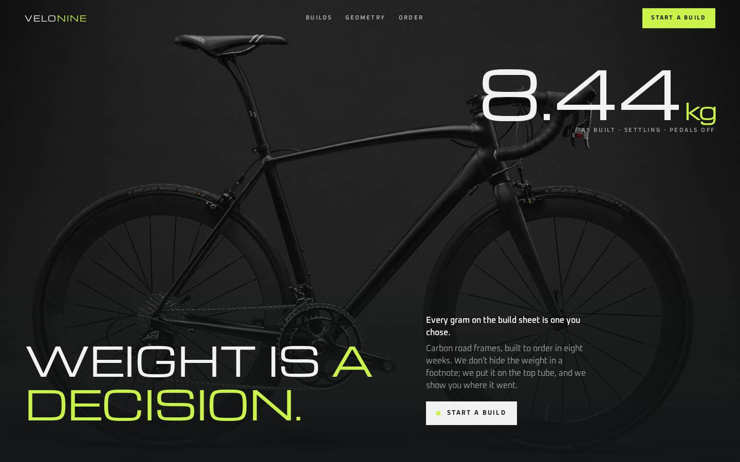 Velo Nine — Bicycles