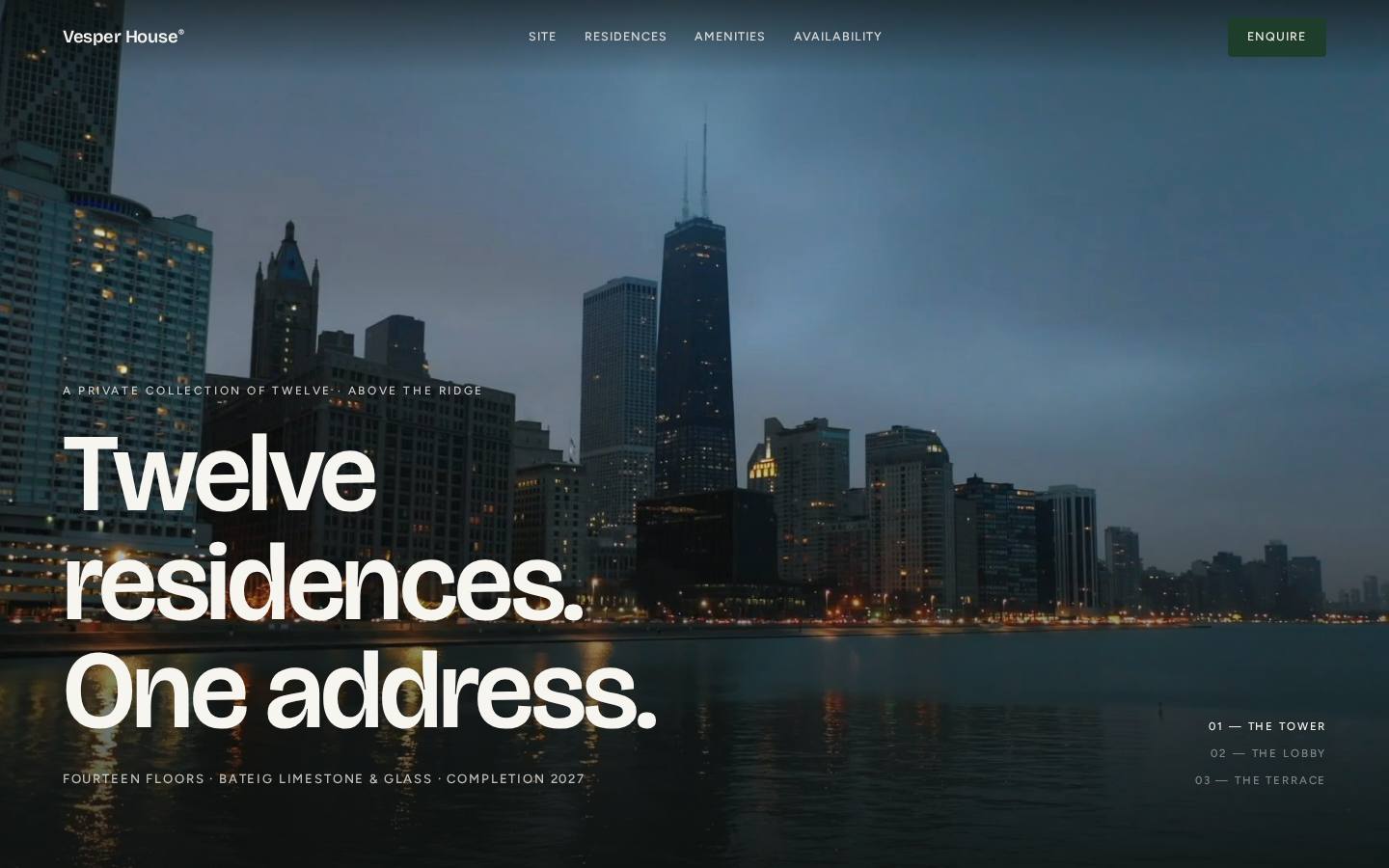 Vesper House — Residences